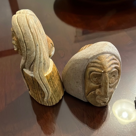 Original Leroy Hill  # 202 & Danelle Sandy stone sculptures. They are friends - Picture 6 of 16